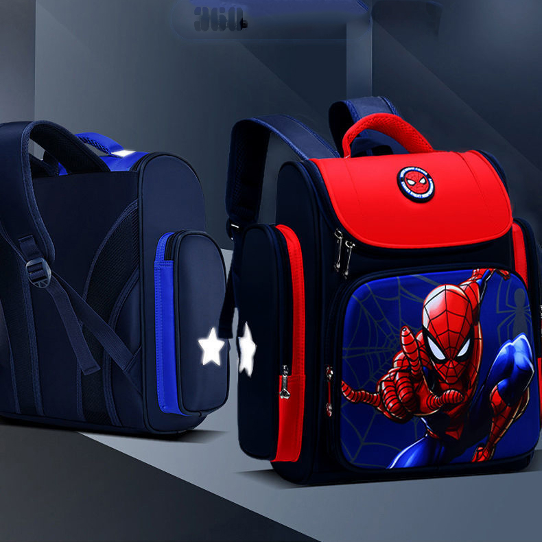 Spider man Anime backpack child 1-5 grade cartoon backpack school