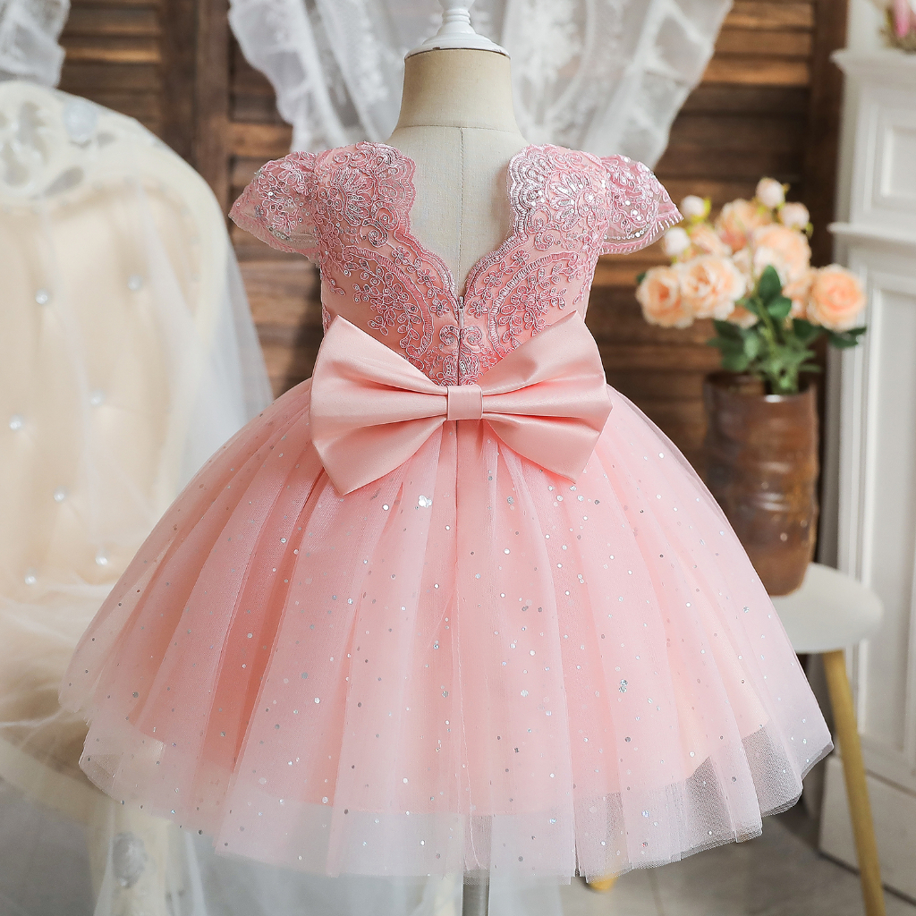princess polly baby blue dress Little Girls Party Wear Dresses main image 0