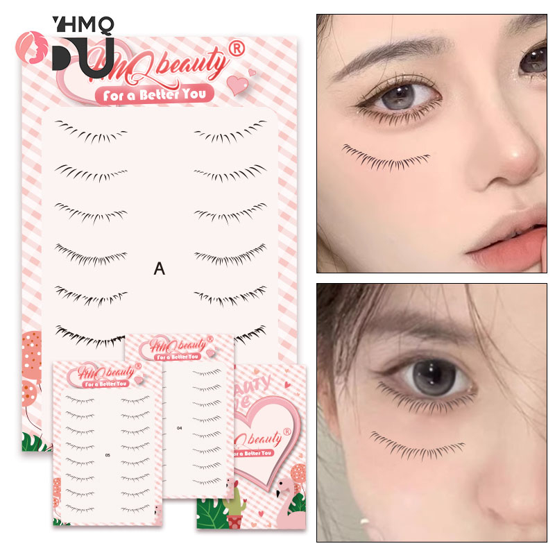 8 Pairs False Eyelashes Natural Lower Eyelash Tattoo Stickers ...