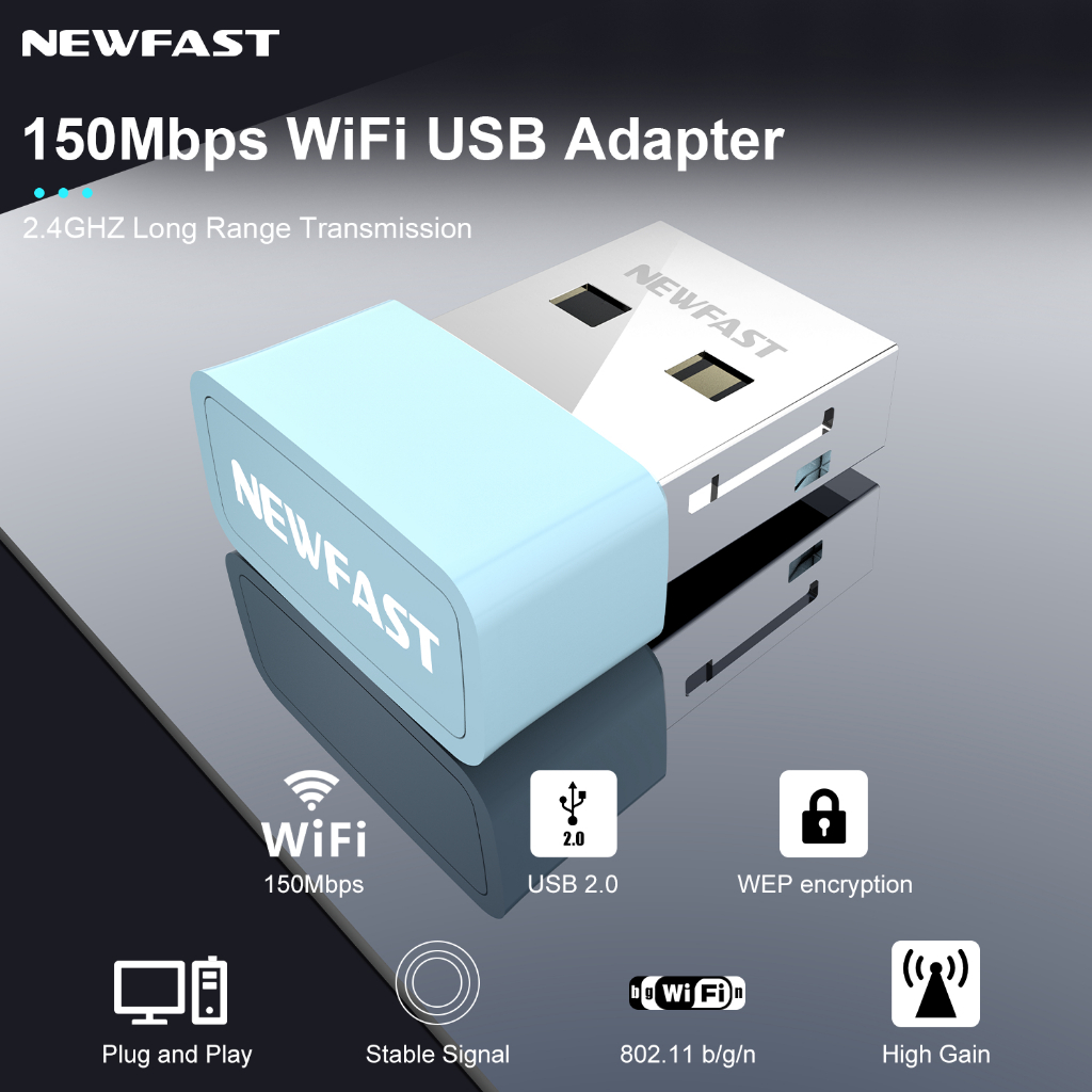 Adaptateur USB WiFi7 BE6500 Carte WiFi USB 3.0 Émetteur-récepteur