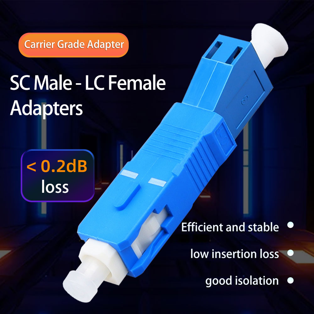 Fiber Optic Adapter SC Male to LC Female Adapter | Shopee Philippines