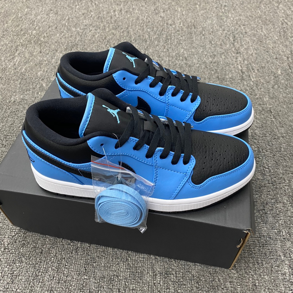 【Physical photos】UA Air Jordan 1 Low “University Blue” Basketball Shoes