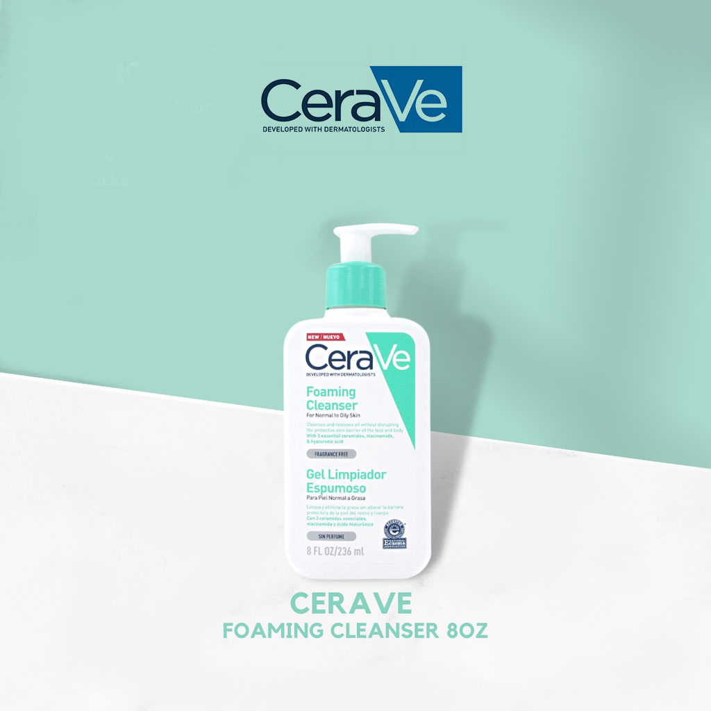 CeraVe Cleanser Renewing SA Cleanser/ Psoriasis Cleanser/ Foaming ...