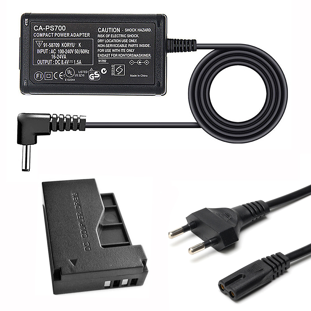 ACKE15 DRE15 DC Coupler LPE12 Dummy Battery AC Power Adapter Charger