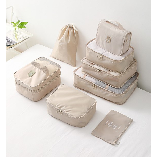 7 In 1 Travel Organizer Bags Foldable Waterproof Luggage Storage Bag