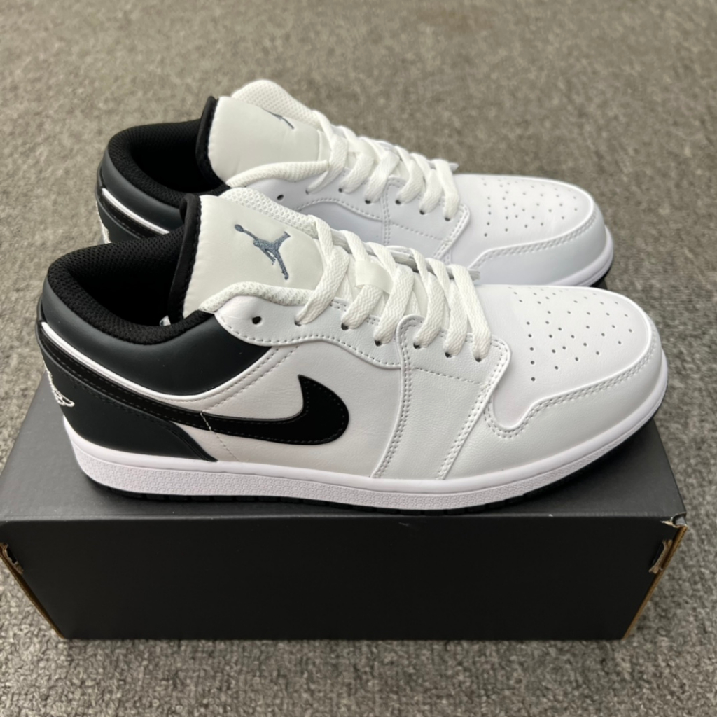 【Physical photos】UA Air Jordan 1 Low “White Black” Basketball Shoes For
