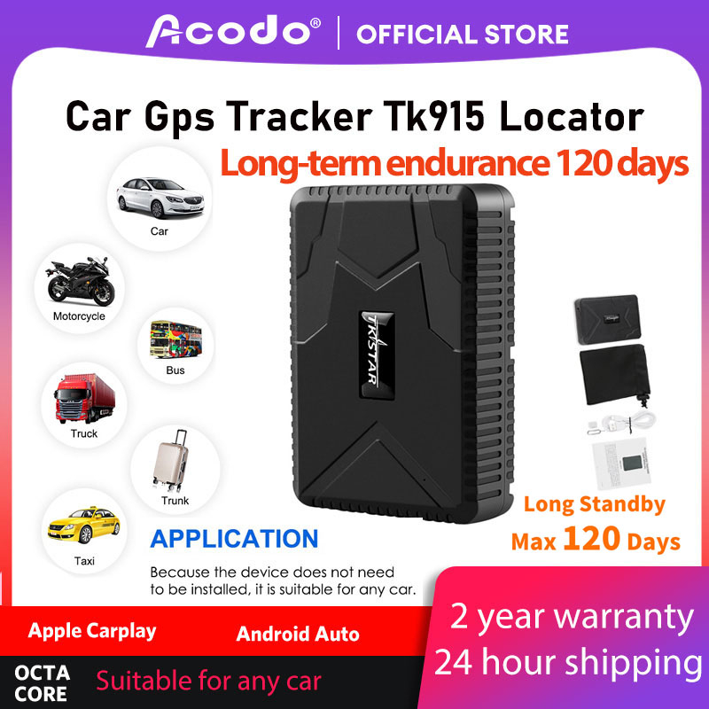 Acodo Car Gps Tracker Tk915 Locator Waterproof Ip65 Tamper Alert ...