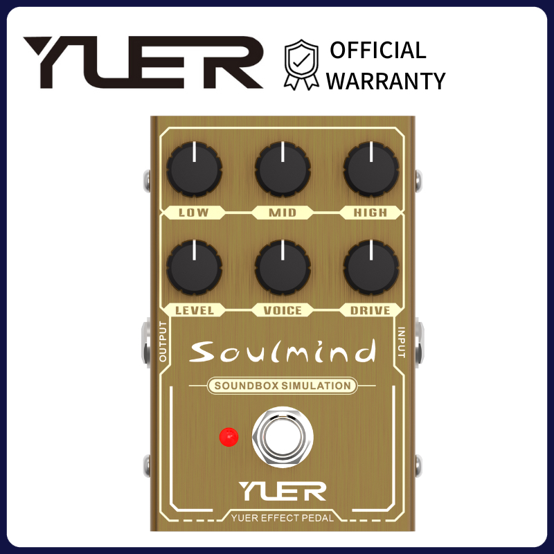 OFFICIAL✓] YUER Guitar Effect Pedal Preamp Fender'57 Deluxe Amp