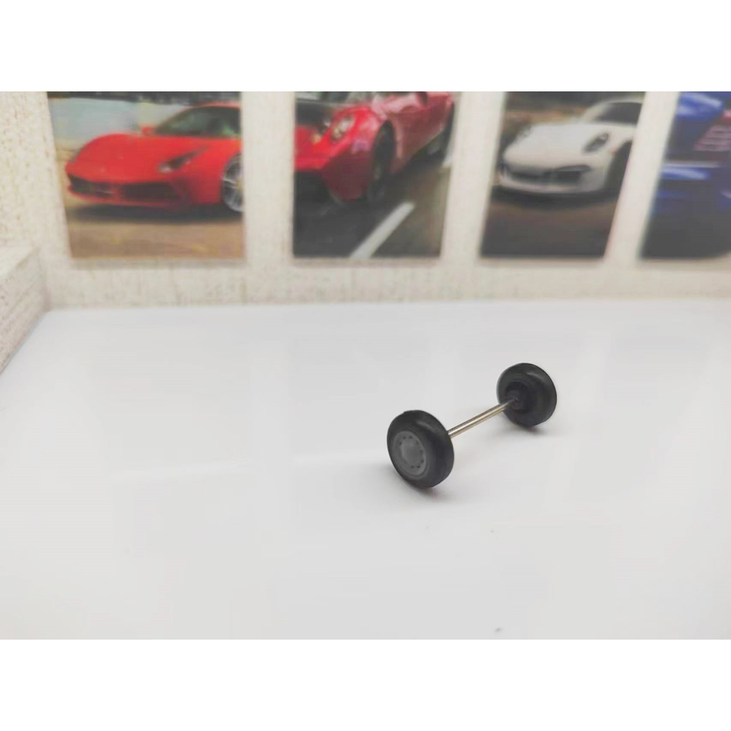 1/64 alloy diecast car model wheels, plastic tires, tire covers, and