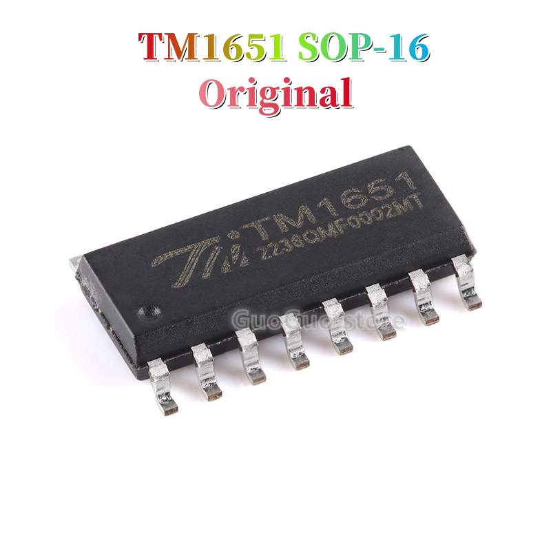 5pcs Original TM1651 SOP-16 SMD LED driver IC New Original | Shopee ...