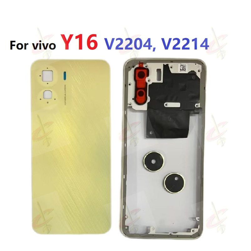 Back cover housing Middle frame for vivo Y16 V2204 V2214 | Shopee ...