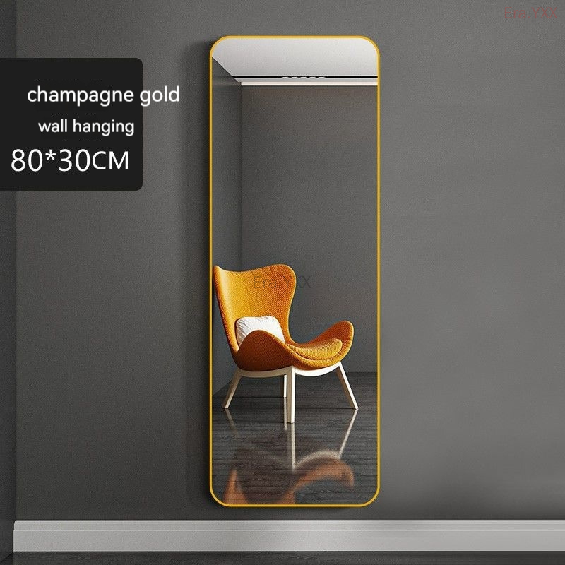 Full-length Mirror Dressing Mirror Wall-Mounted Mirror Household Wall ...