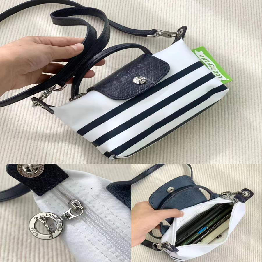 Ready Stock Original and authentic 100 Longchamp 2605 34205 LE PLIAGE COLLECTION canvas handbag tote bag dumpling bag Sling bag organizer bag mini small sling bag shoulder bag Shopee Philippines