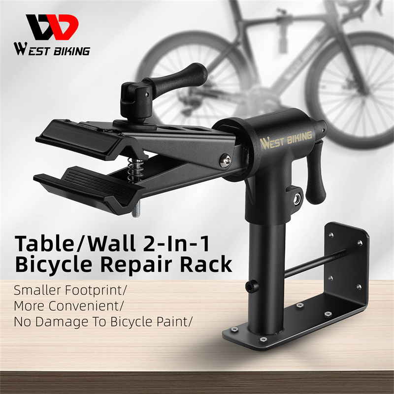 WEST BIKING Bike Maintenance Desk Mountain Bike Wall Repair Rack ...