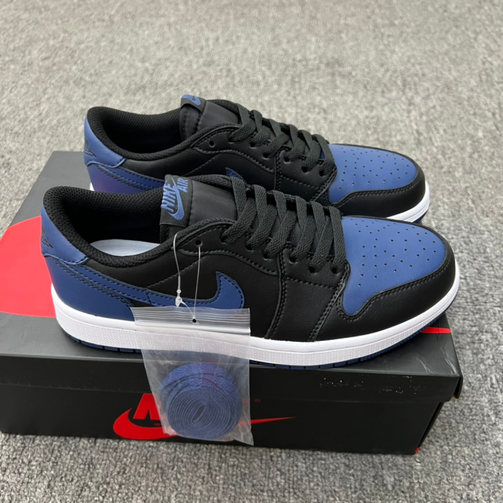 【Physical photos】UA Air Jordan 1 Low “Mystic Navy” Basketball Shoes For