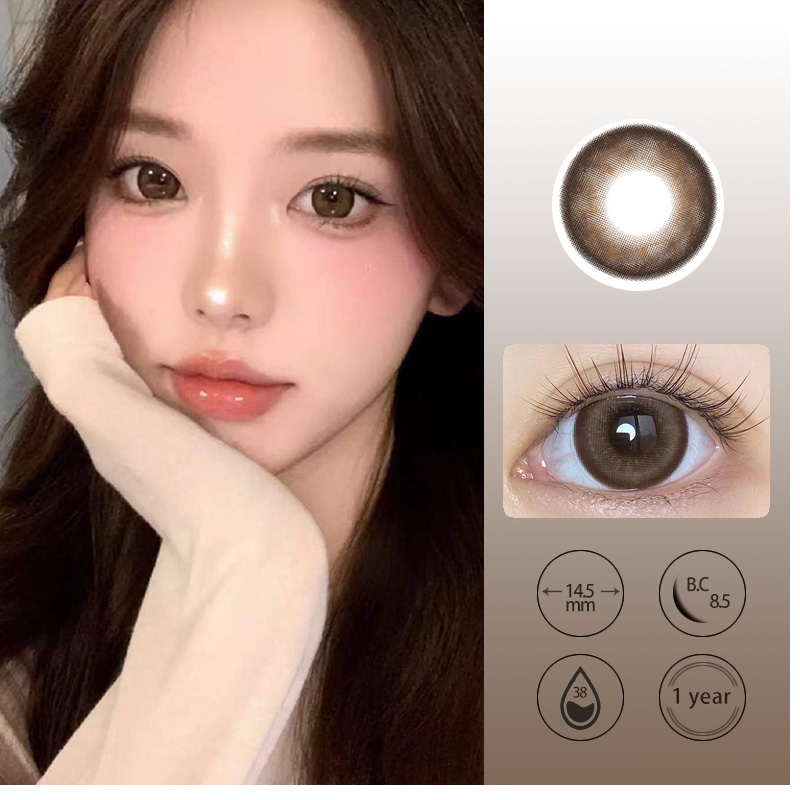 2 Pieces Large Diameter Year Polishing Cosmetic Contact Lenses Not Cn 11134207 7r98o