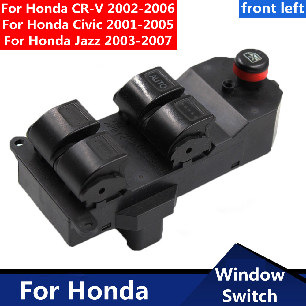 Front Left electric power window switch master play window switch Honda