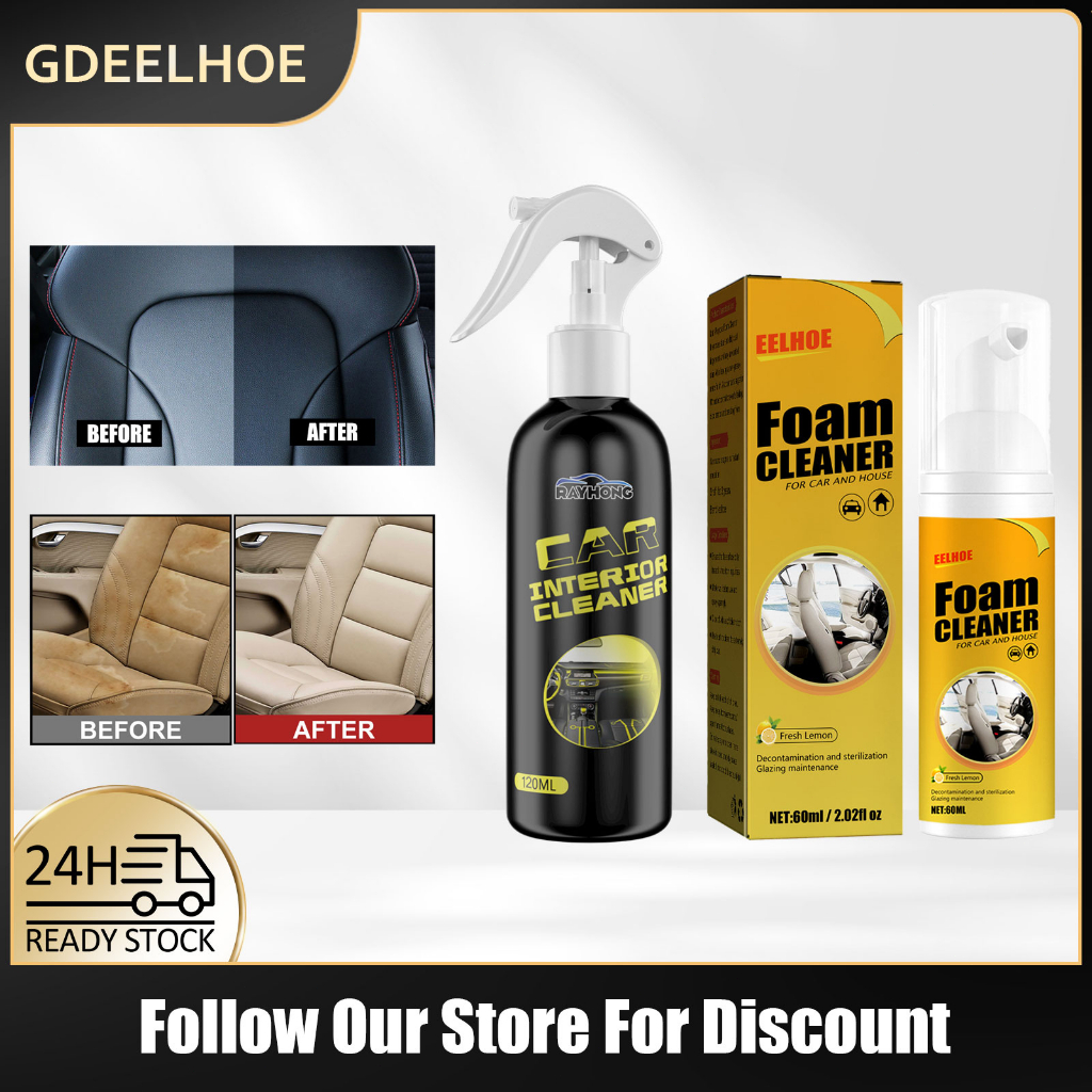 Rayhong interior cleaner car plastic restorer 120ml and Foam Cleaner