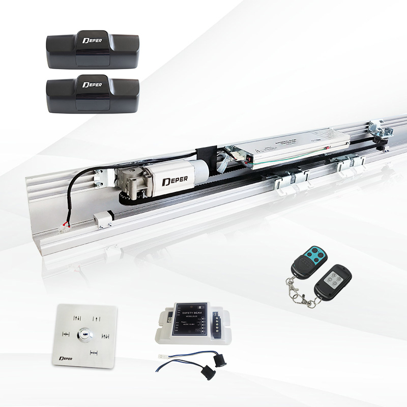 Sliding Double Door Opener Operators 150kg Electric Automatic Glass