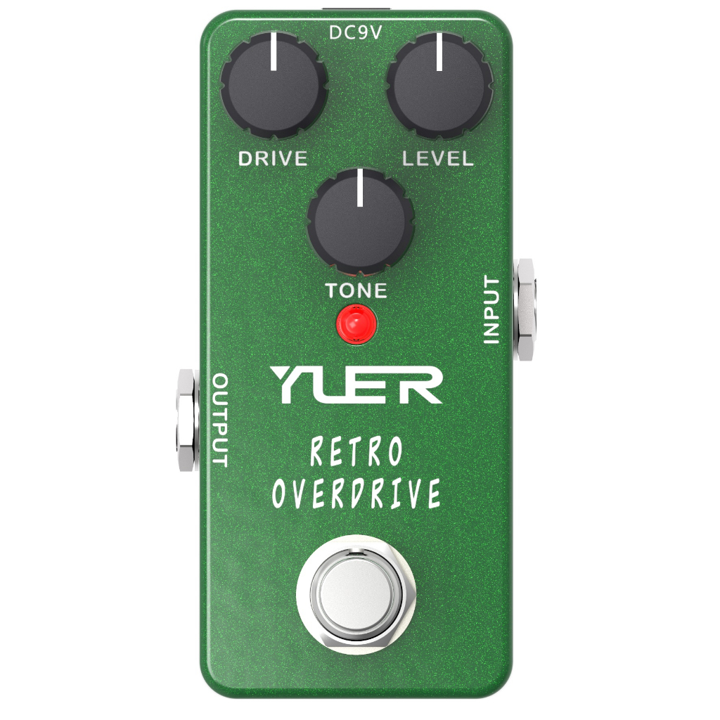 [OFFICIAL ] YUER Guitar Effect Pedal Retro Sound Overdrive / Distortion