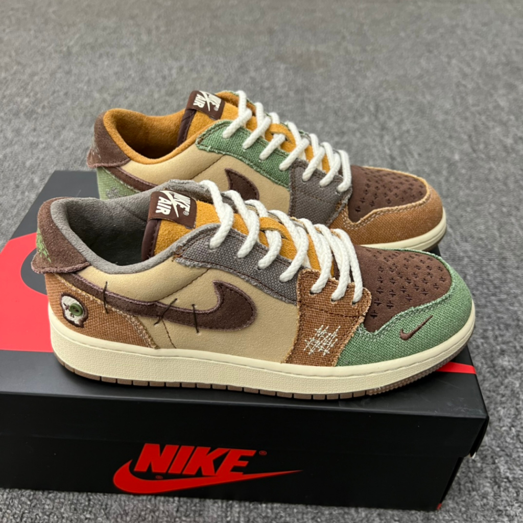 【Physical photos】UA Zion Williamson x Air Jordan 1 Retro Low ''Voodoo