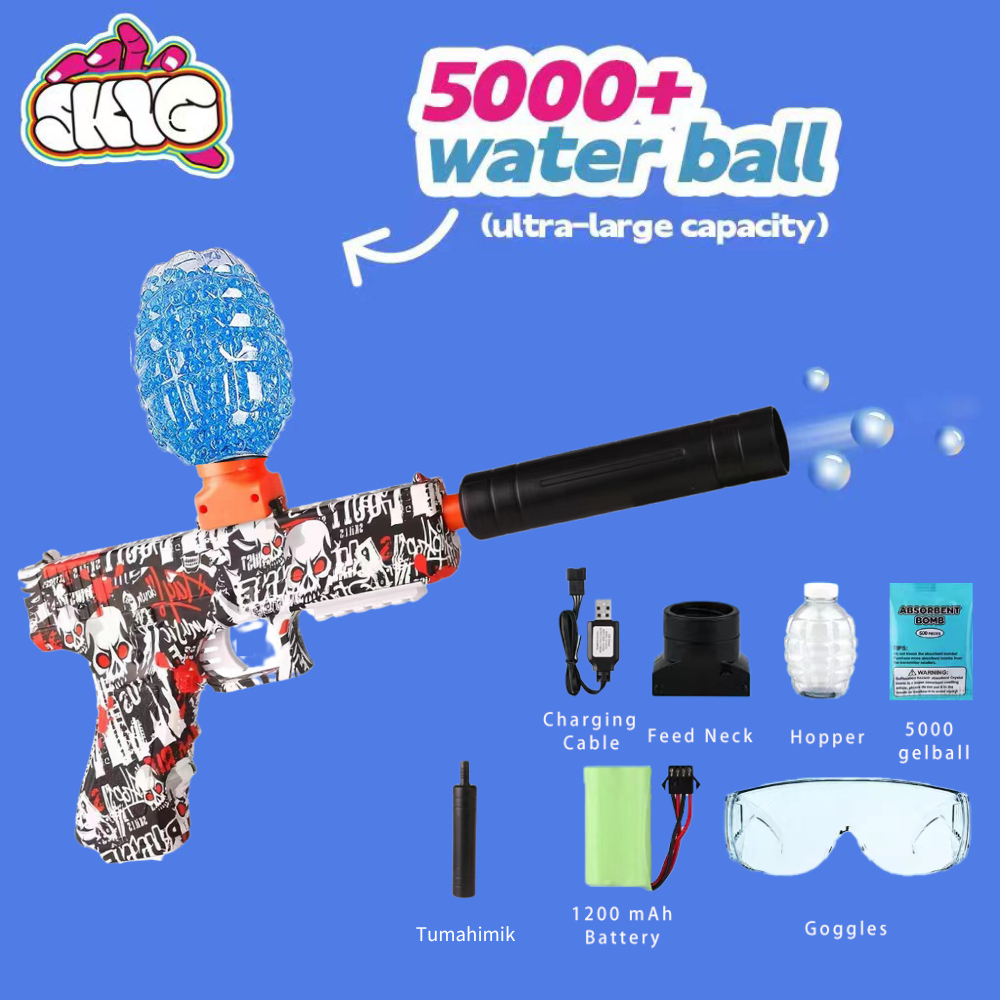 Gel blaster Electric Toys Gel blaster with Water Gel beads and silencer Toy for kids Shopee