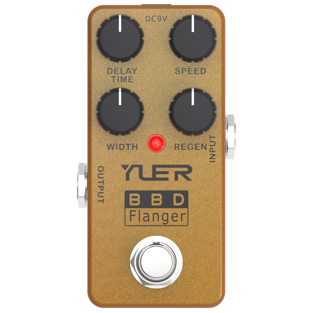 [OFFICIAL ] YUER Guitar Effect Pedal Retro Sound Overdrive / Distortion