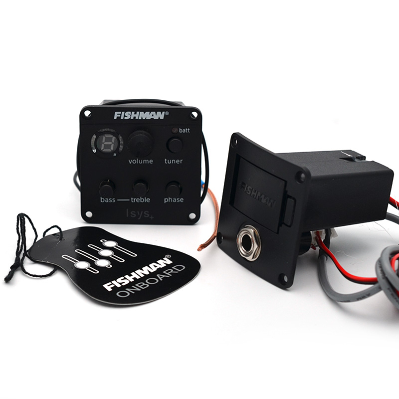 FISHMAN ISYS+ EQ Preamp System for Acoustic Guitar Pickup Shopee