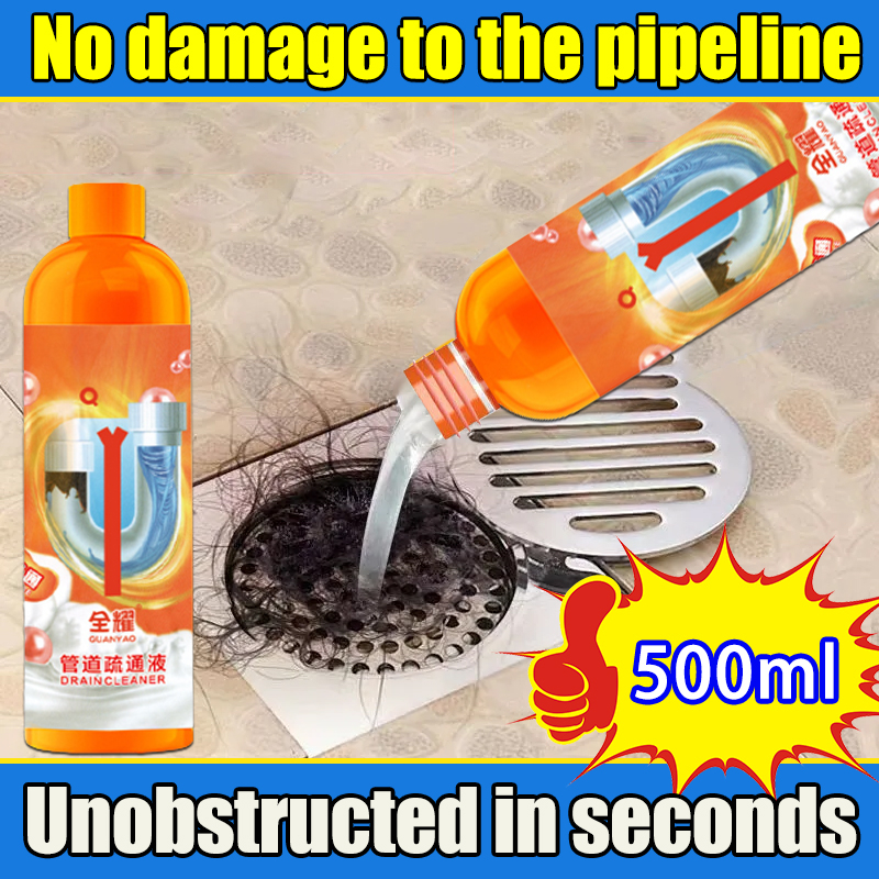 【Quick Dredge】500ML Ff Liquid Sosa for Drainage Sink and Drain Cleaner