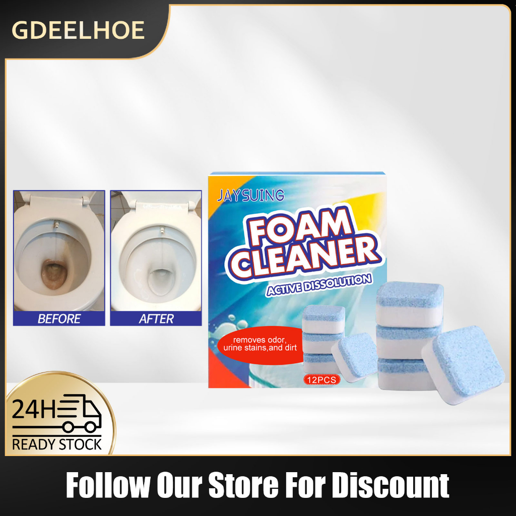 JAYSUING Toilet Cleaning Tablet Effervescent Toilet Cleaner Bleaching