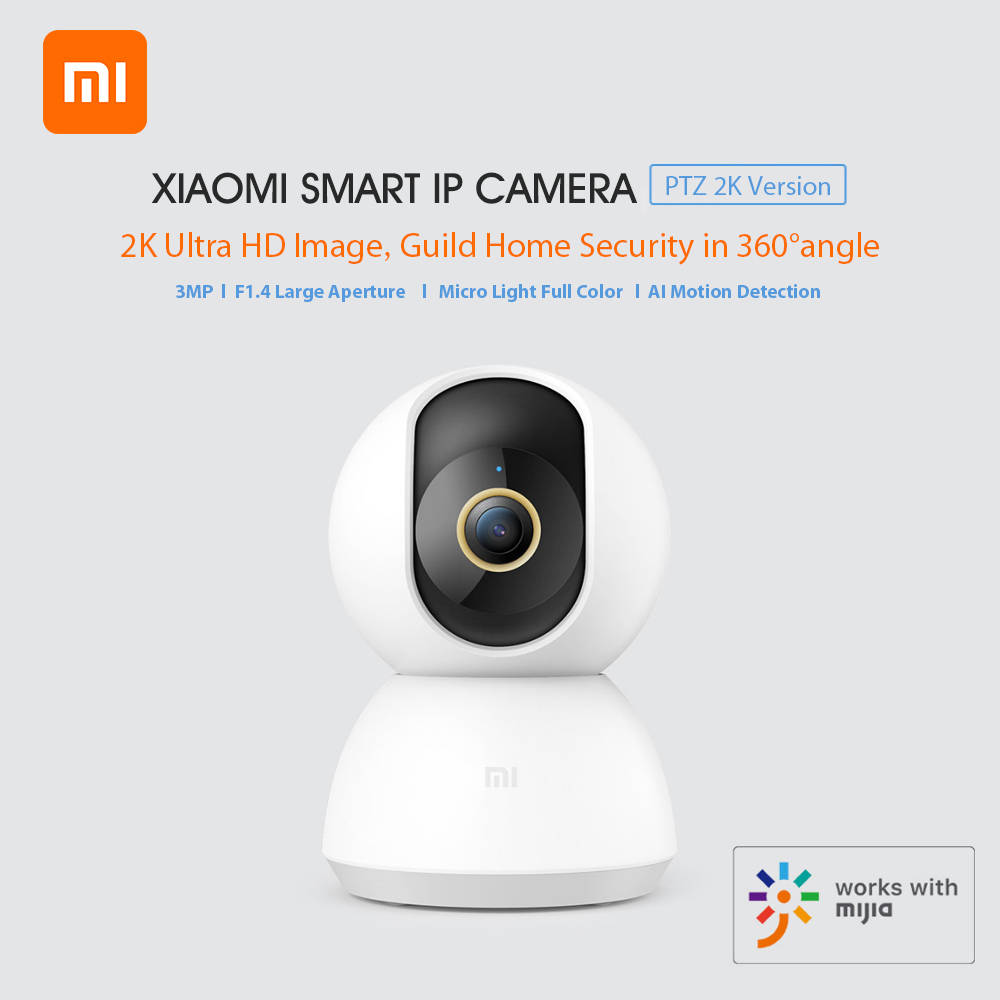Xiaomi Mijia PTZ Camera 2K 3MP AI Smart IP Camera Home Security Cam ...