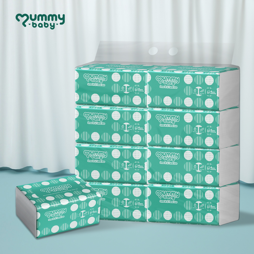 Native wood pulp tissue InterFolded Facial Tissue cleaning tissue Toilet Paper paper 4ply