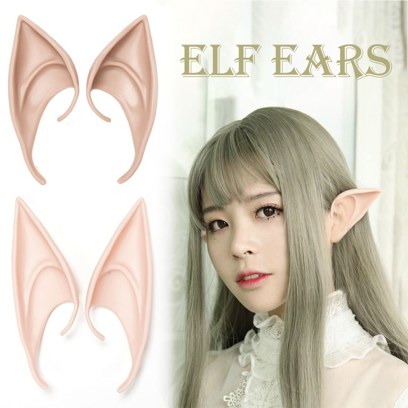 Halloween Elf Ears Latex Cosplay Tool Party Costume | Shopee Philippines