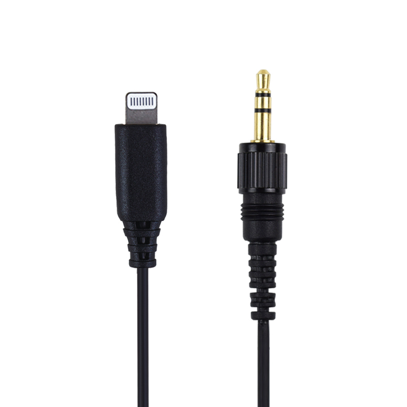 Canfon 3.5mm TRS 3section Male Nut Latch Terminal Compatible with Sony UWP Connection Lighting