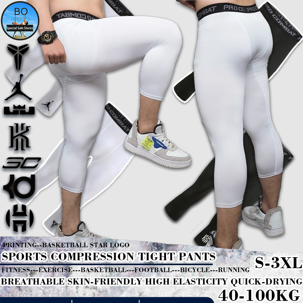 Pro Combat Leggings Tight Pants Men For Gym Running Swimming