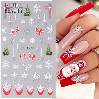 Upgrade your look now, 24pcs long T-nail Christmas Elk wear nail art,  suitable for women and girls fully covered with fake nails