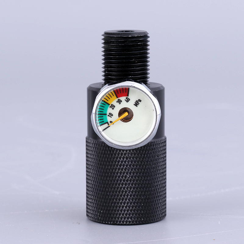 AIRMEGA 40mpa inflation adapter with male head and pressure gauge ...
