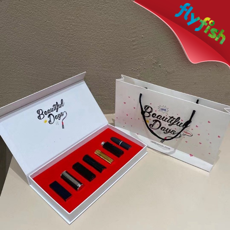 Mac Lipstick and Lipstick Trial Gift Box 7Piece Lipstick Sample Set Shopee Philippines