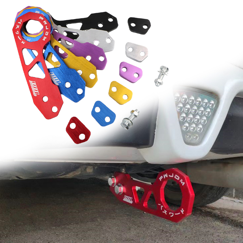 JDM Car Modified Universal Rear Bumper Trailer Tow Hook Shopee