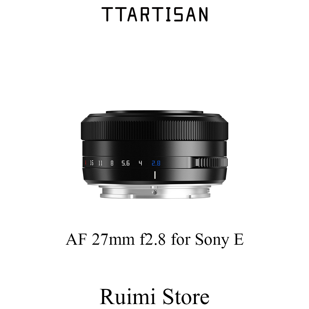 TTArtisan 27mm f2.8 Auto Focus APSC Lens For Sony E Mount Mirrorless Cameras A7M3 A6000 A6600