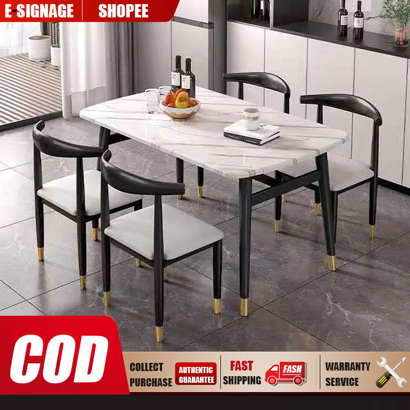 Dining Table Set 4 Seaters, modern minimalist dining table Household ...