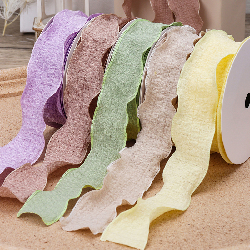 9.1metres/roll 25mm wide plain and elegant pleated ruffled ribbon cake ...