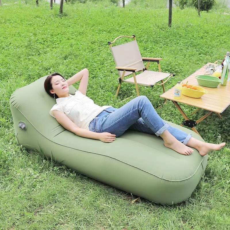 One-click Automatic Inflatable Bed Leisure Outdoor Beach Camping Office ...