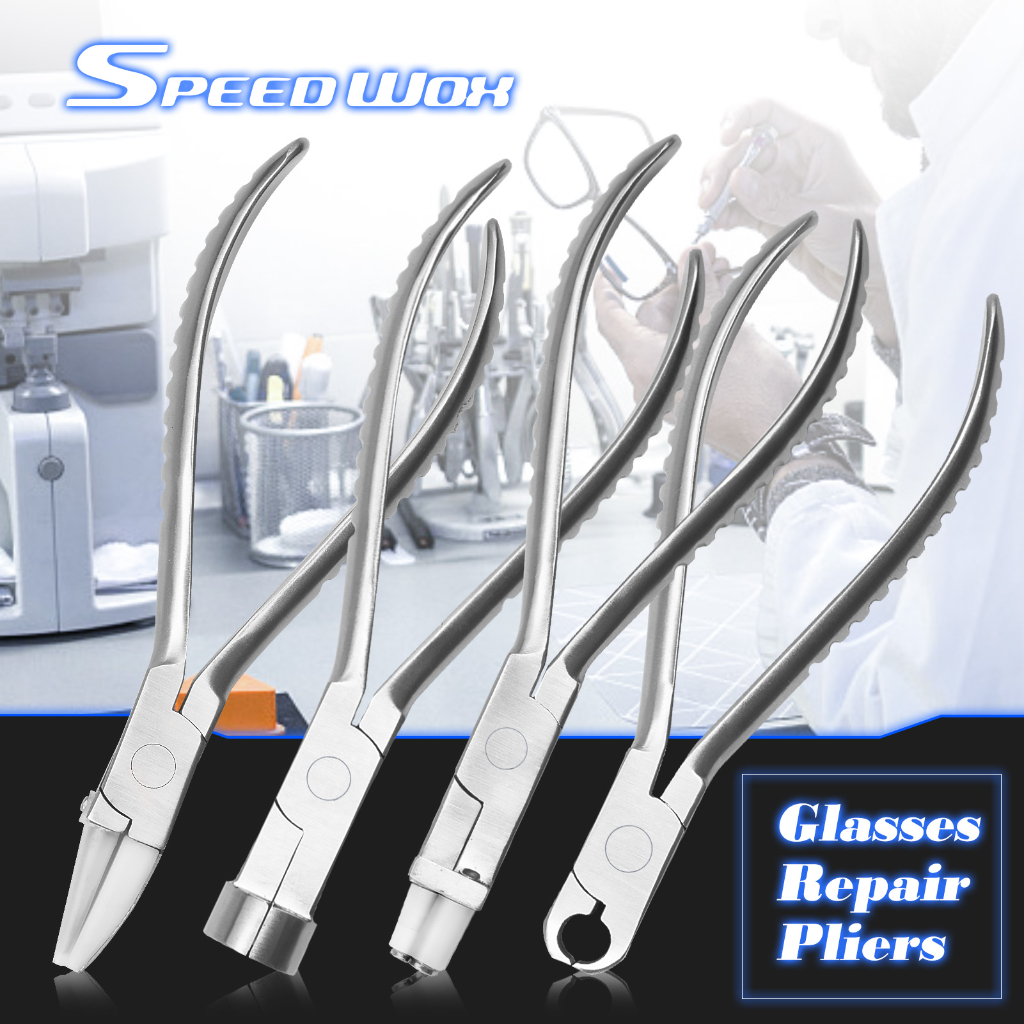 SPEEDWOX Eyeglass Cutting Pliers Eye Glasses Repair Cutter Plier Half ...