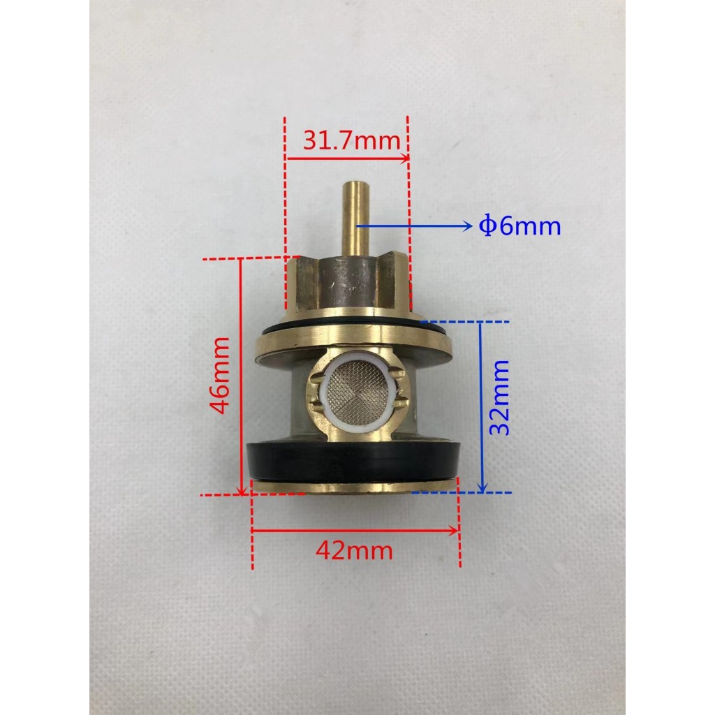 Flush valve cartridge toilet flush valve replacement parts Brass flush