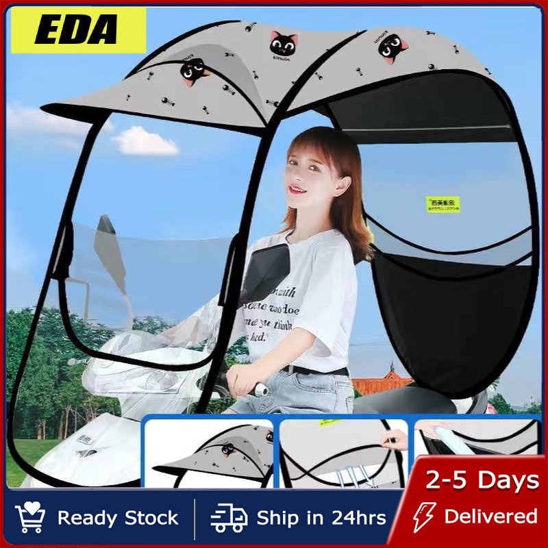 Sunshade Universal Electric Motorcycle Rain Cover Canopy Awning
