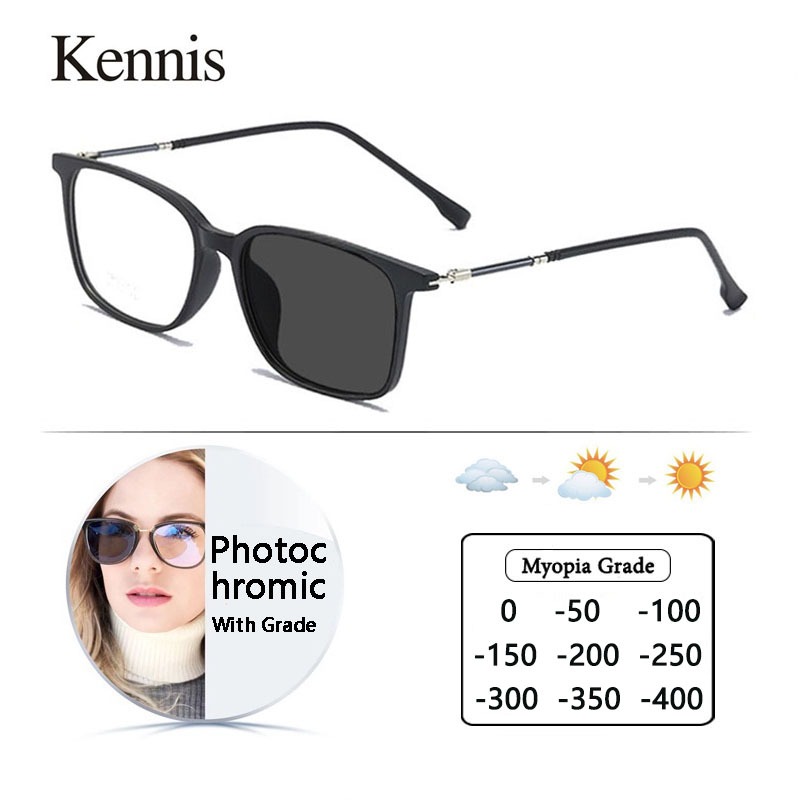 Photochromic Grade Glasses For Women Men With Graded Transition Grey