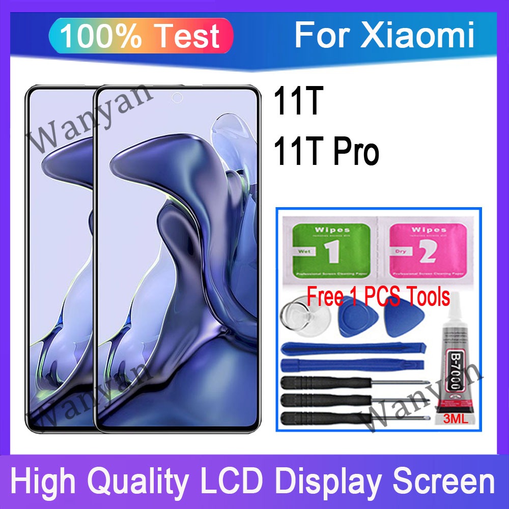 Original AMOLED Xiaomi Mi 11T 11T Pro LCD Display Touch Screen With ...
