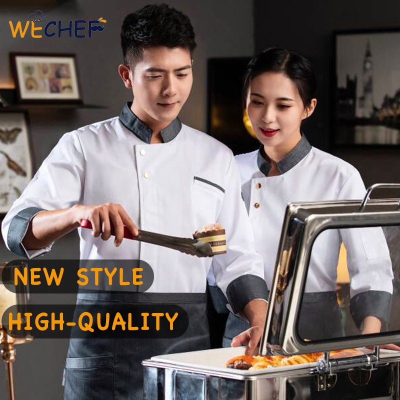 Waterproof Chef Clothes Long-Sleeved Hotel Restaurant Catering