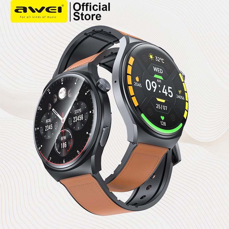 Awei H27 Smart Watch Fitness Tracker, AMOLED Large Display, 100  Sports Modes, All-day Health Monitioring